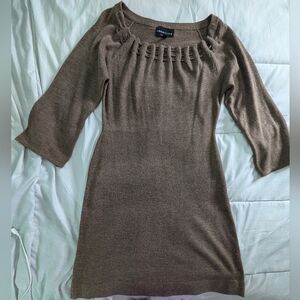 Ann Taylor Taupe Knit Dress